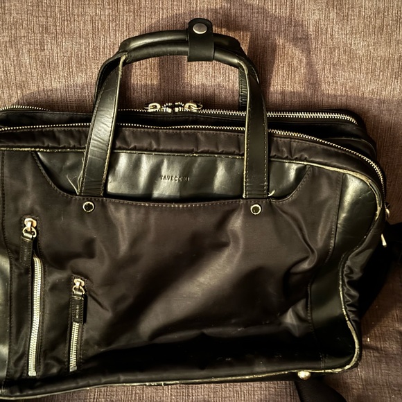 Tavecchi Black Men's Briefcase/Backpack